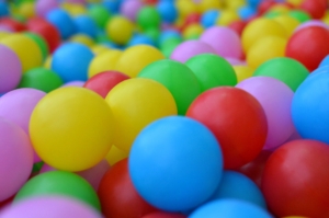 palline colorate per bambini